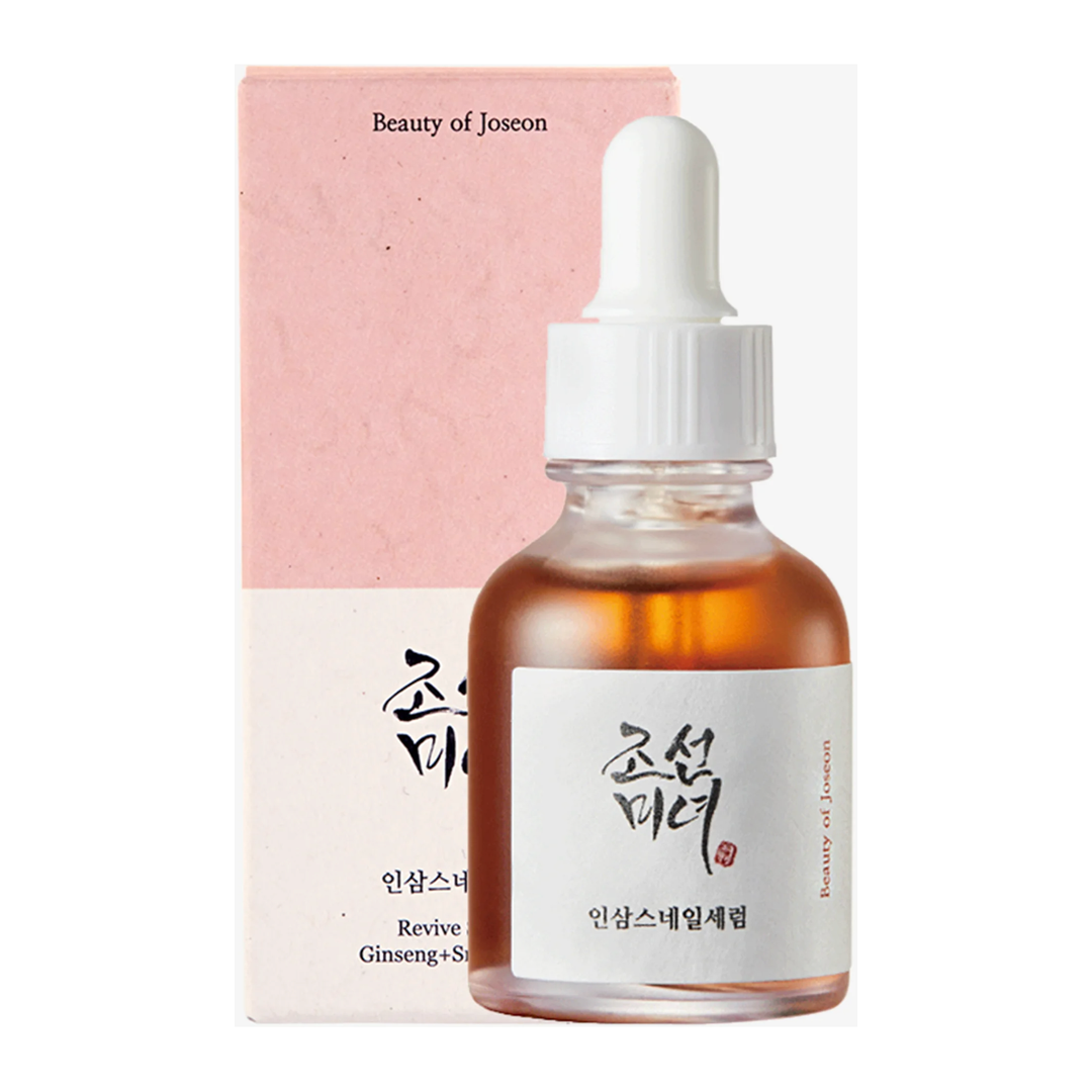 Joseon Revive seruma skaistums: žeņšeņs + gliemežvāku mucīns