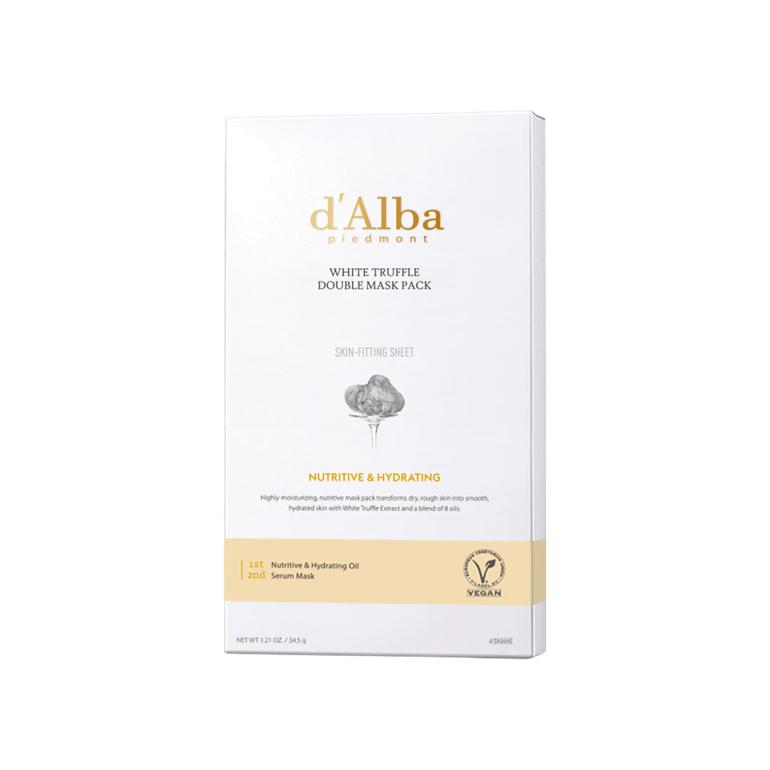 d'Alba White Truffle Double Mask Pack (Nutritive/Hydrating)